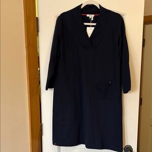 Tyler Boe Dark Blue Long Sleeve Dress